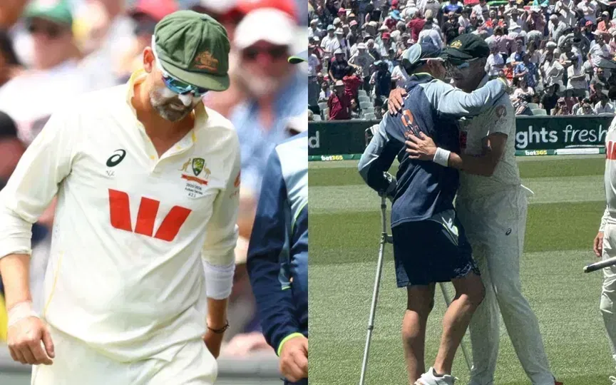 Nathan Lyon sustains brutal hamstring injury; Ashes future in doubt Nathan Lyon sustains brutal hamstring injury; Ashes future in doubt