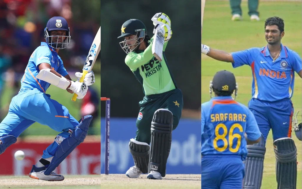 Pakistan U19 scored 347 vs India U19 [Source: BCCI, MashhoodZo80732, thebharatarmy/X.com]