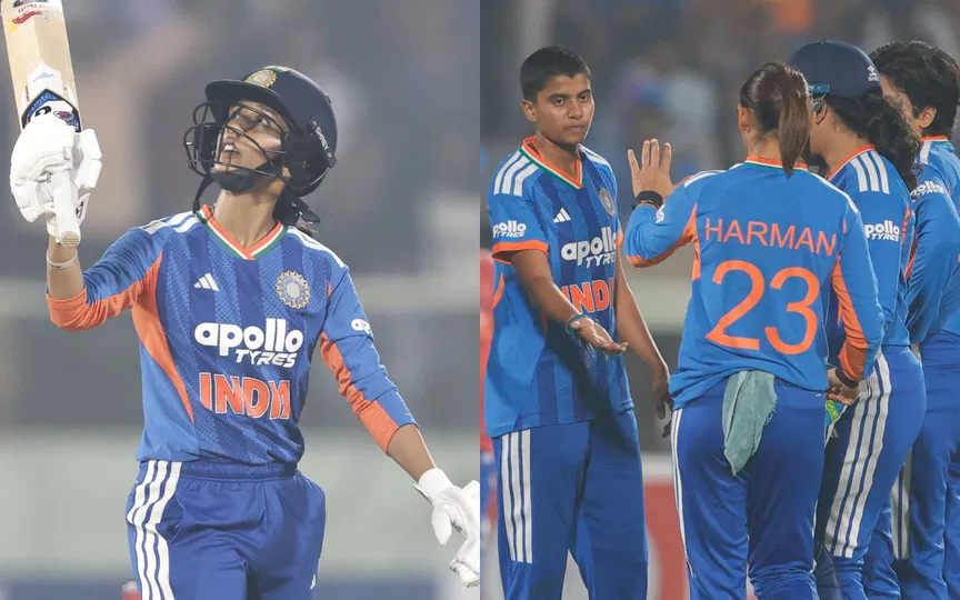 भारत ने पहले T20 अंतरराष्ट्रीय मैच में श्रीलंका को हराया [Source: @BCCIWomen/X.com]