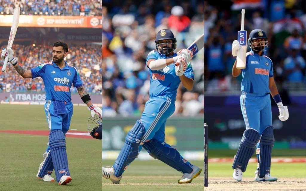 Kohli, Rohit and Iyer feature in the top-5 ODI scorers for India in 2025 [Source: BCCI/X.com]