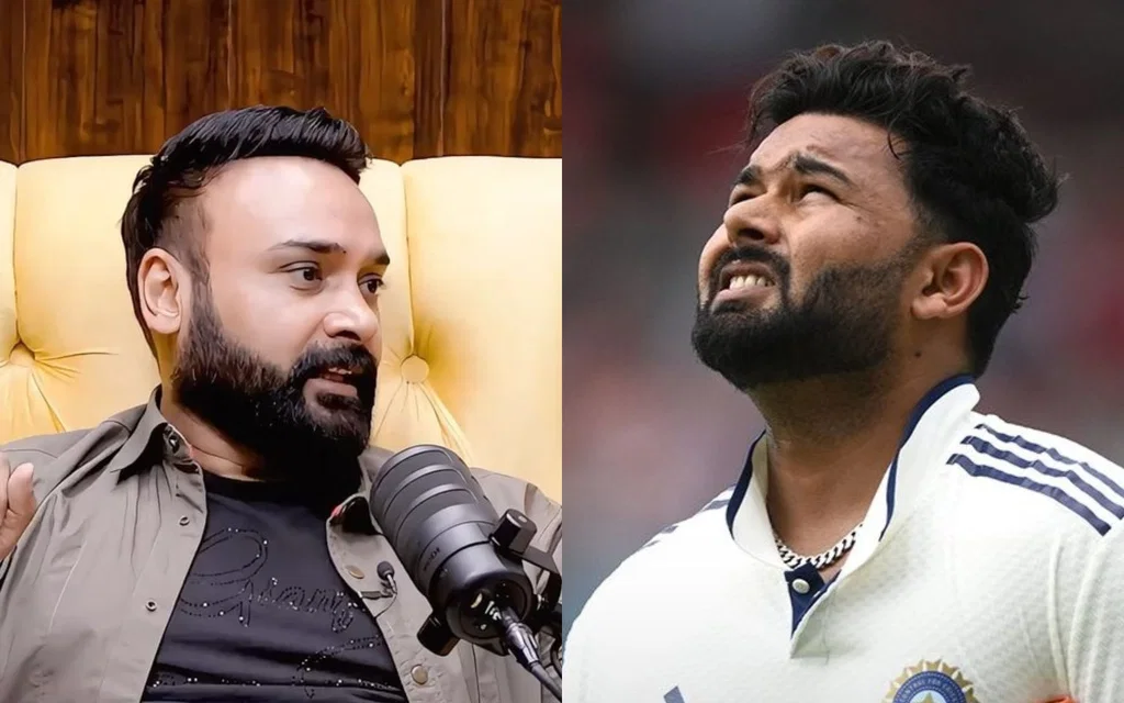 Amit Mishra and Rishabh Pant [Source: @Mahi_Patel_07/X]