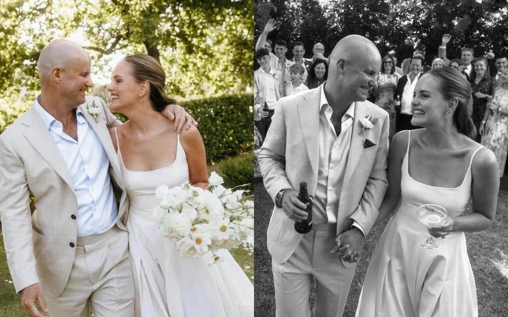 Andrew Strauss with wife Antonia Linnaeus-Peat [Source: @andrewstrauss_official/Instagram]