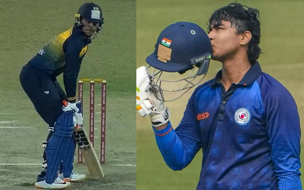 Fastest List A hundred by an Indian (X.com: @mufaddal_vohra)