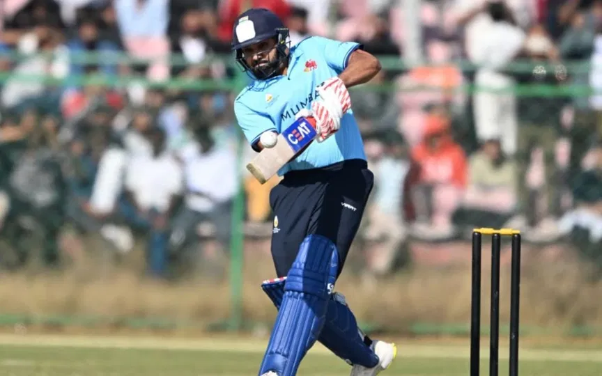 Rohit Sharma graces Vijay Hazare Trophy with blitzkrieg 155-run knock for Mumbai vs Sikkim