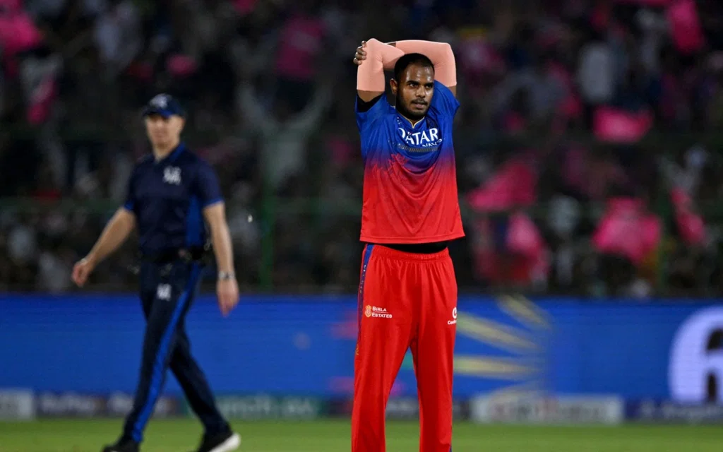 Yash Dayal playing for RCB - (Source: AFP)