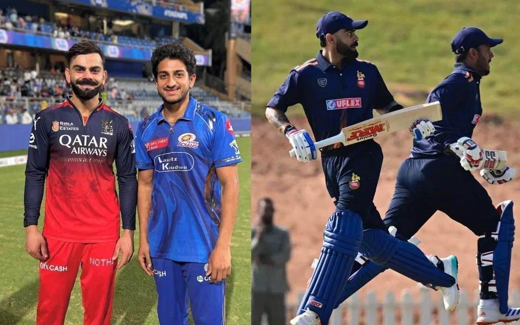 Raju dismissed Virat Kohli in VHT 2025-26 (Instagram.com/vs_raju15 & X.com/@fcRCBtweets)