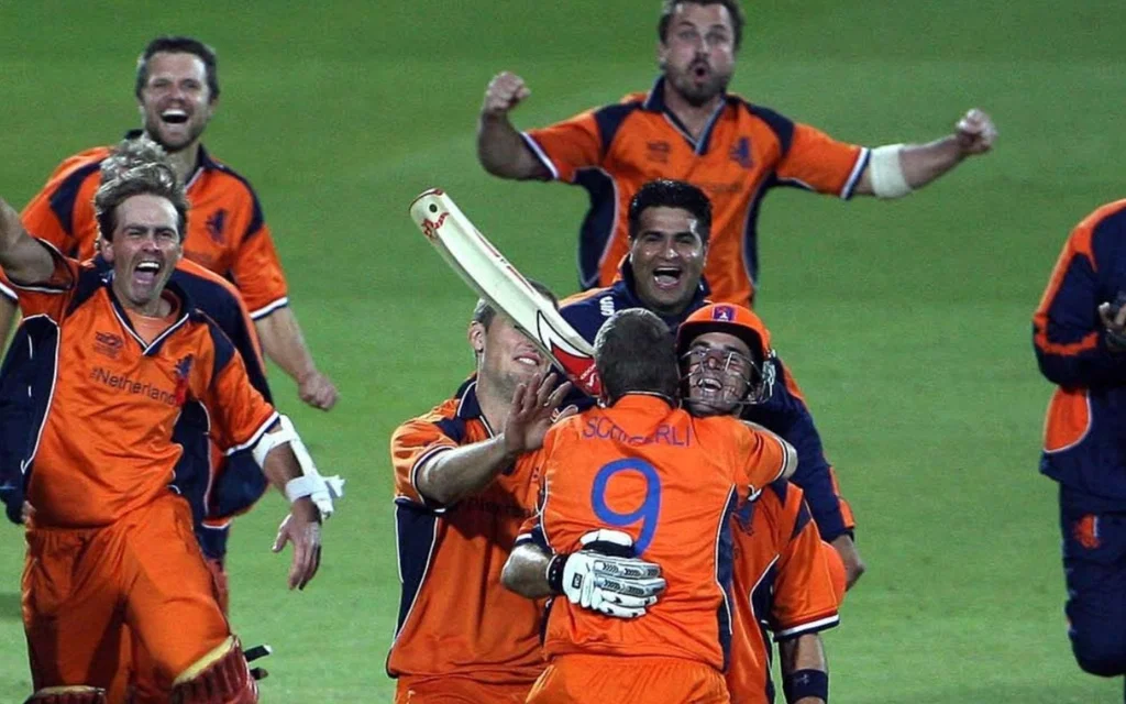 Netherlands’ historic victory over England (Source: @ICC/x.com)