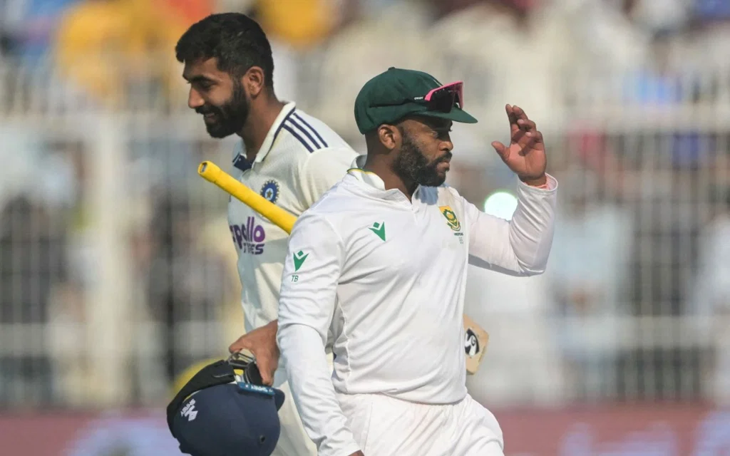 &nbsp;Temba Bavuma and Jasprit Bumrah (Source: AFP)