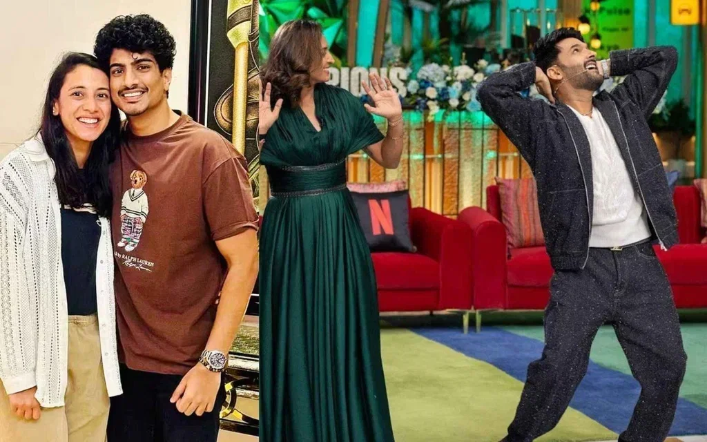 Smriti Mandhana misses 'The Kapil Sharma Show' (Source:@NalinisKitchen,x.com)