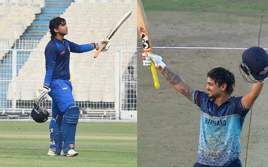 Vaibhav and Ishan scored 36 and 33-ball tons in VHT R1 [Source: SDhawan25, BCCI Domestic/X.com]