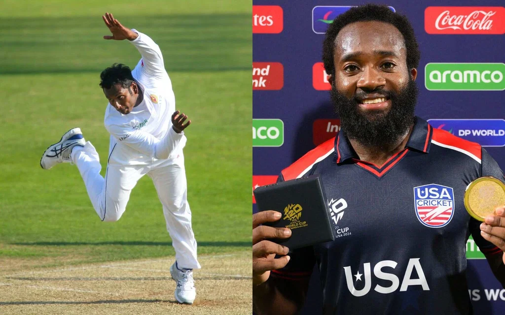 Angelo Mathews and Aaron Jones to miss BPL (Source: @ICC/x.com, @ImTanujSingh/x.com)