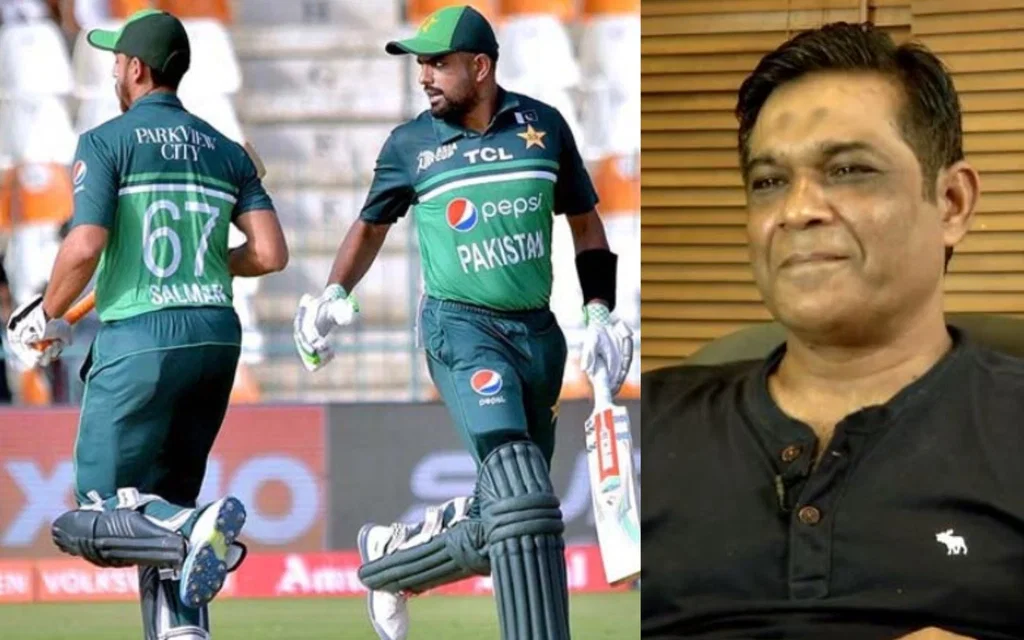 Babar Azam, Salman Agha and Rashid Latif [Source: @ICC/X]