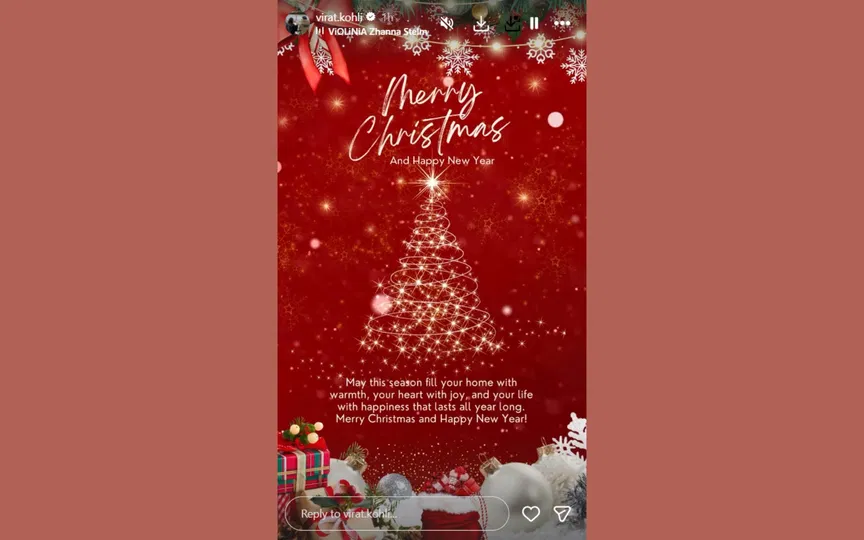 Virat Kohli's Instagram story [Source: @virat.kohli/Instagram]