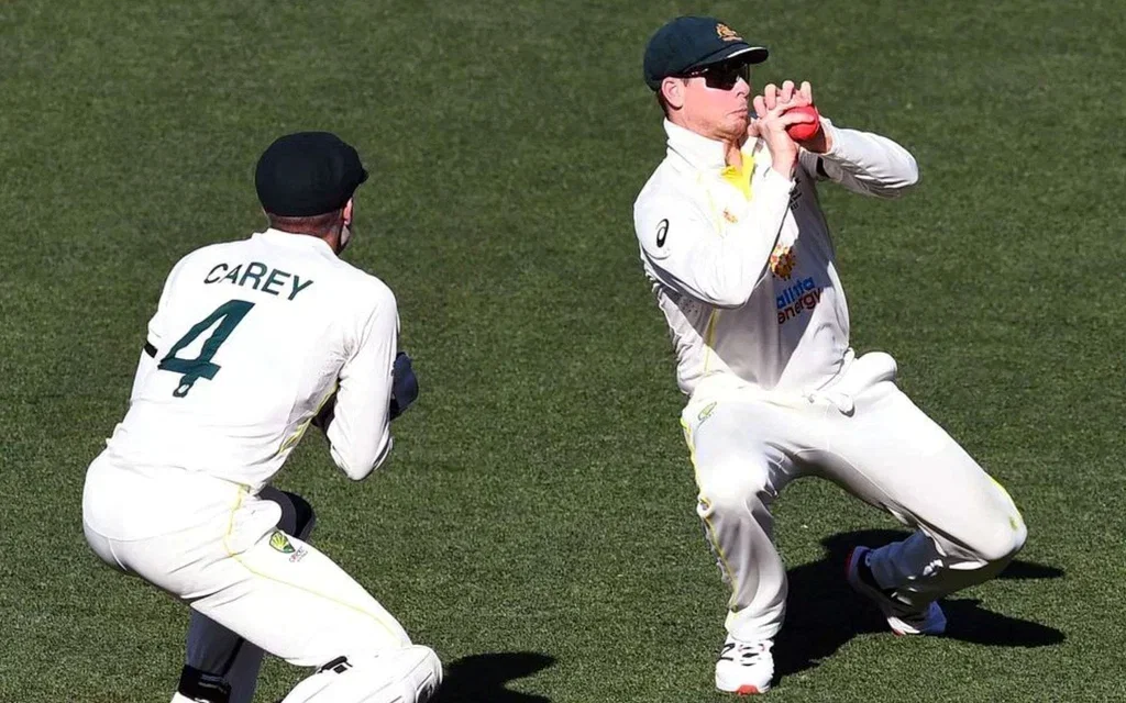 Steve Smith catching a ball Source: @CodeSports/X]