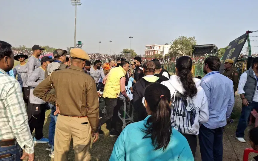 Big blow for KKR; Angkrish Raghuvanshi stretchered to hospital after nasty VHT injury