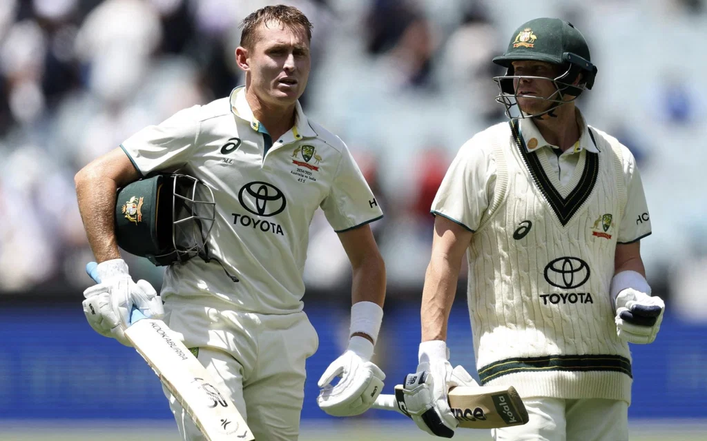 Labuschagne and Steve Smith - (Source: AFP)