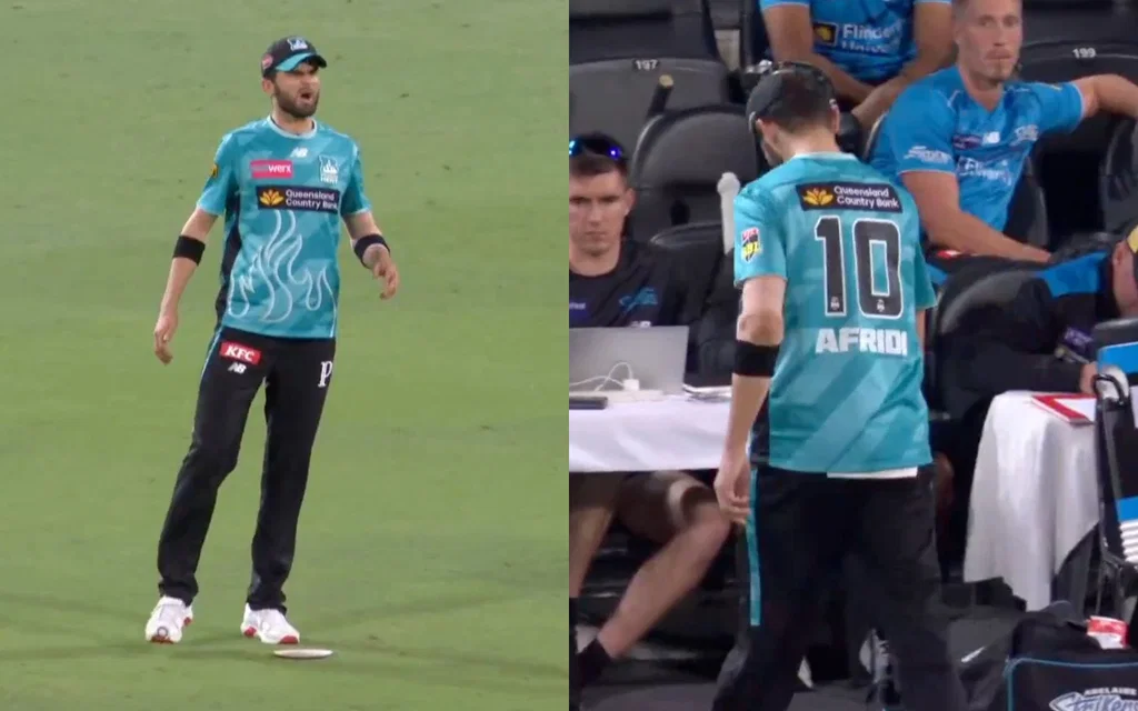 Shaheen Afridi sustained an injury in BBL [Source: @ReplaysPCT/X]