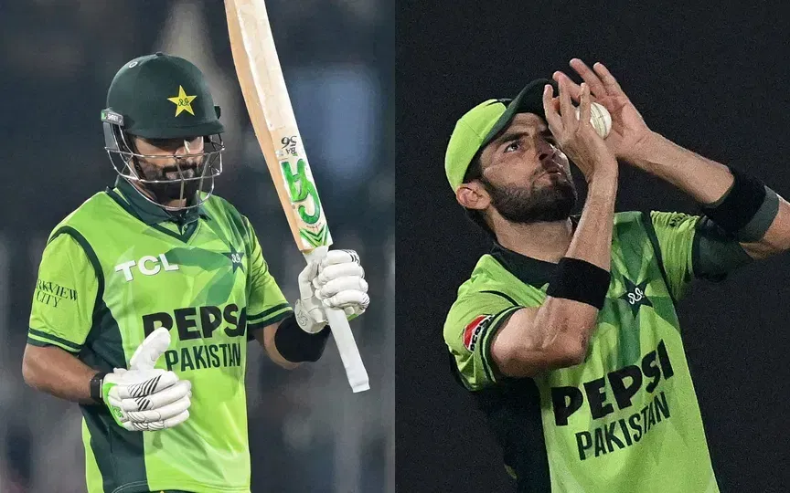 बाबर आज़म और शाहीन अफ़रीदी [AFP]
