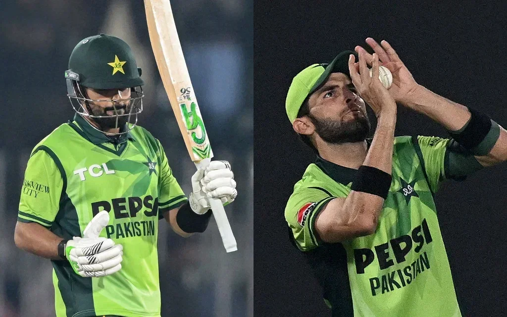 Babar Azam and Shaheen Afridi [Source: AFP]