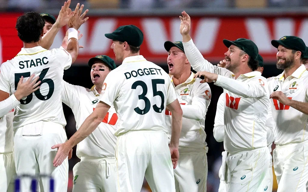 Australian Cricket Team vs England in Ashes 2025-26. Image Credits: X