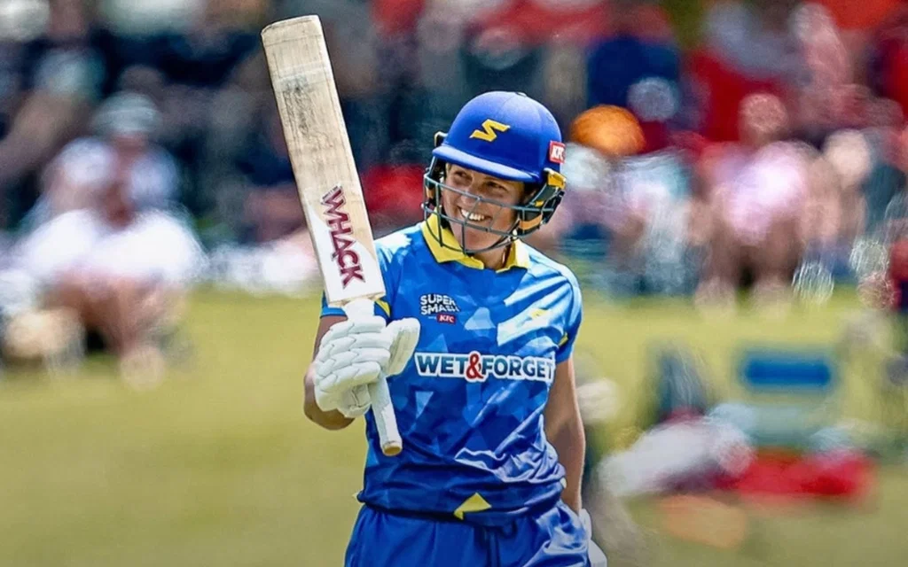 Laura Harris scored 15-ball fifty for Otago. [Spurce - @otagocricket/Instagram]