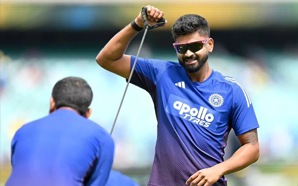 Shreyas Iyer for India - (Source: AFP)