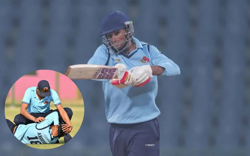 Angkrish Raghuvanshi hits half-century in VHT [Source: @angkrish10/IG]