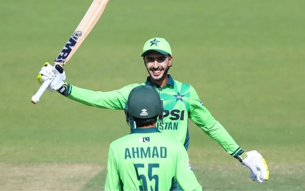 Sameer Minhas slams ton vs Zimbabwe U19 [Source: @dhillow_/X.com]