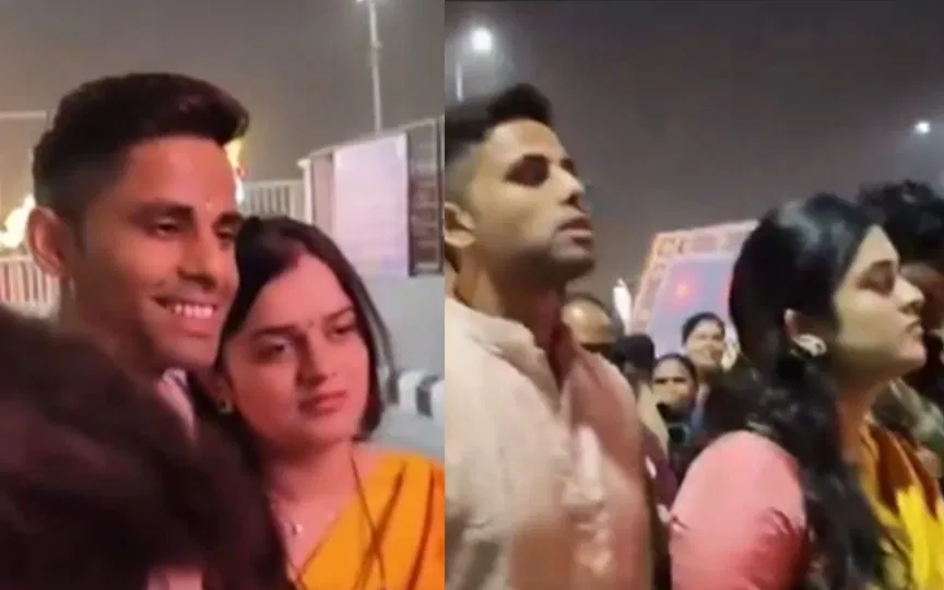 Suryakumar Yadav seeks divine blessings with wife as T20 World Cup 2026 draws near