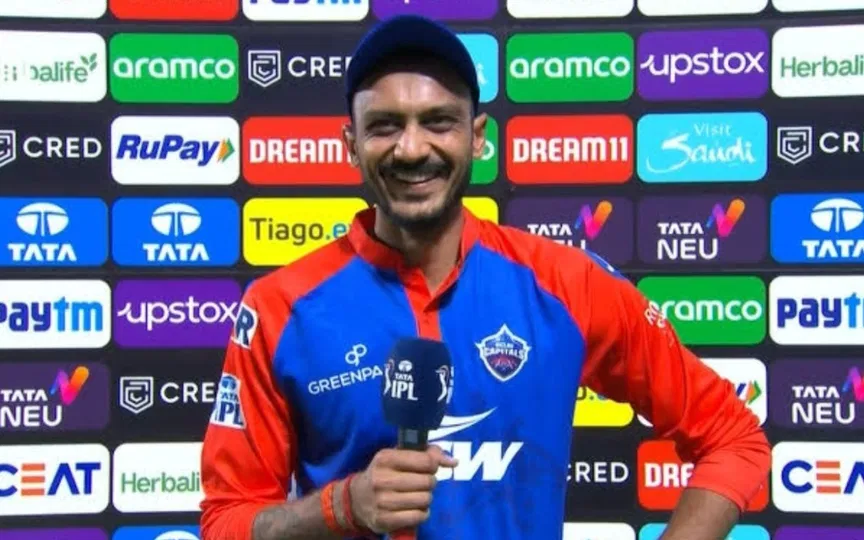 Axar Patel’s nonchalant reaction to defeat in IPL 2025 [Source: @Vikrant_1589/X.com]