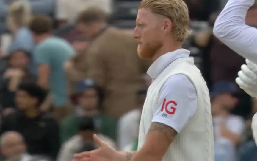 Ben Stokes’ humiliating incomplete handshake [Source: @CricCrazyJohns/X.com]