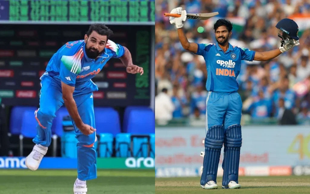 Mohammed Shami and Ruturaj Gaikwad [Source: AFP, @BCCI/x]
