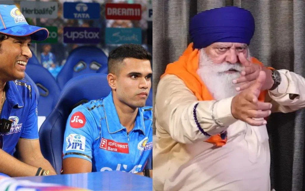 Sachin Tendulkar Arjun Tendulkar Yograj Singh. Image Credits: X