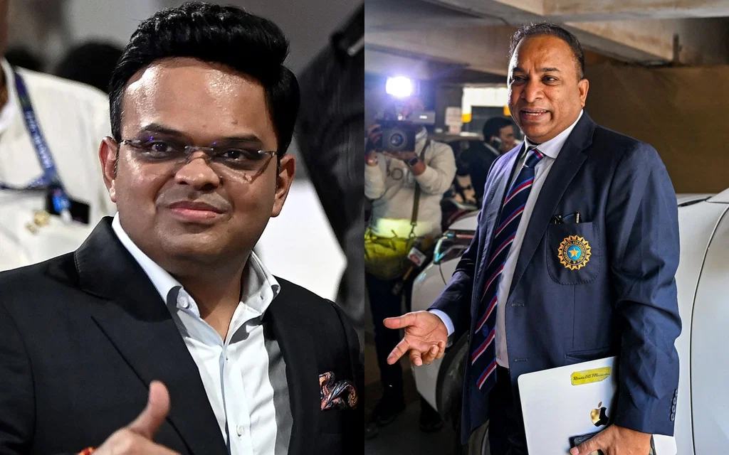 Ex-BCCI Secretary Jay Shah (L) and Secretary Devajit Saikia (R) (Source: AFP)