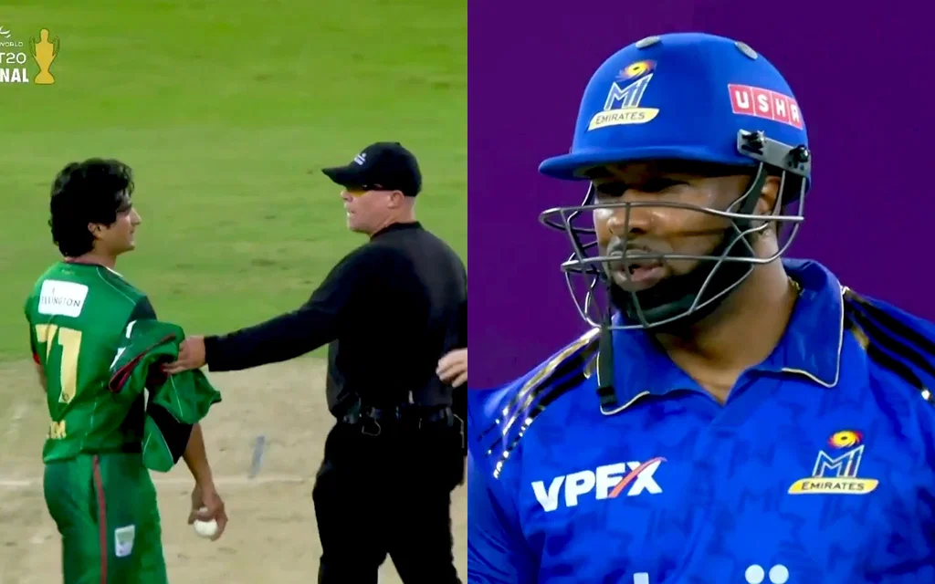 Naseem Shah punished by ICC for Kieron Pollard fight in ILT20 final. Image Credits: X