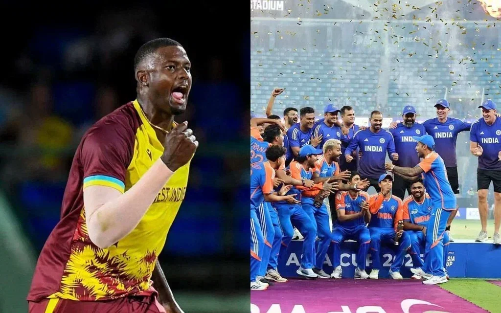 Holder's unusual take on IND-PAK rivalry (Source: @CallMeShrei1_/x.com, @MNVGowda/x.com)