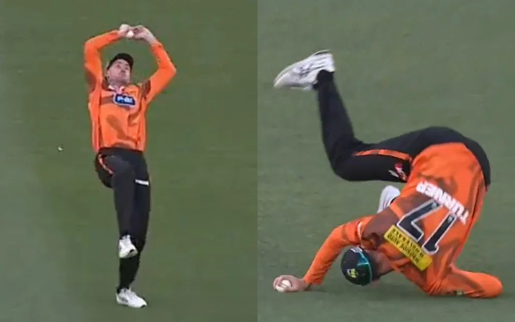 Ashton Turner jumps up to catch a stunner in BBL [Source: @BBL/X]