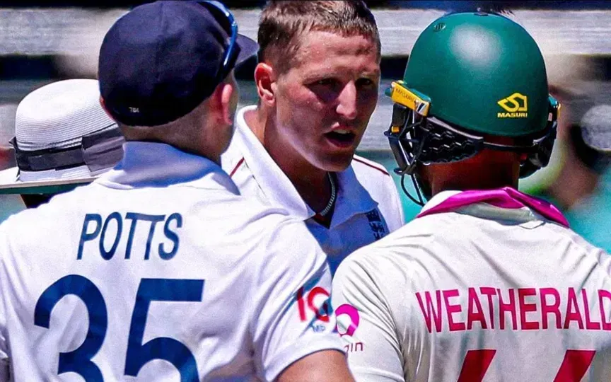 Watch- Brydon Carse confronts Jake Weatherald after Snicko denies him wicket Watch- Brydon Carse confronts Jake Weatherald after Snicko denies him wicket