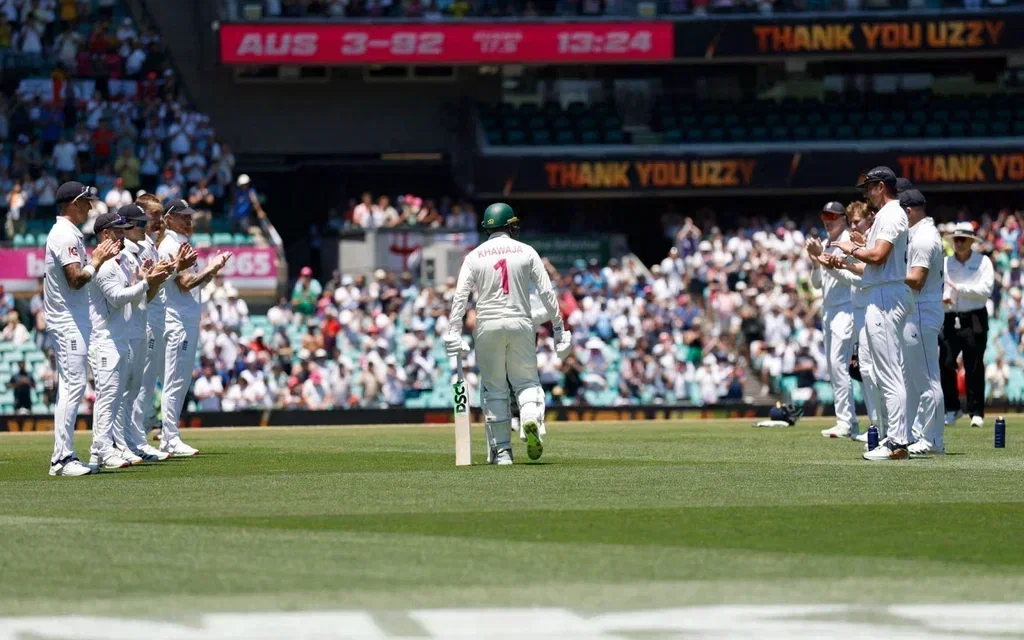 Usman Khawaja's farewell speech [Source: @ICC/X.com]