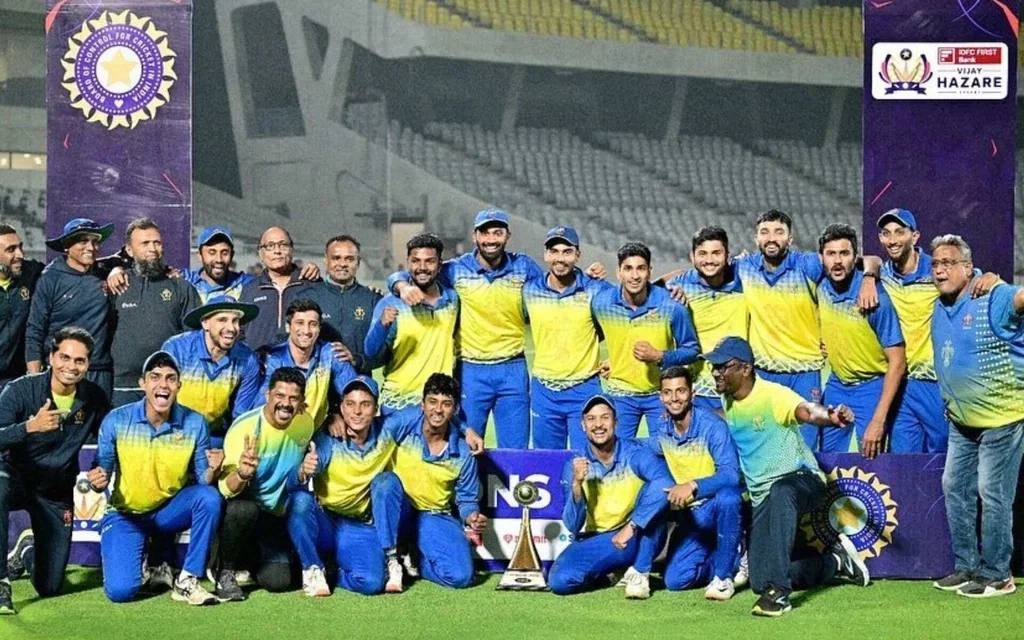 Karnataka reaches quarter final of 2025-26 Vijay Hazare Trophy [Source: @ICHOfficial/x]