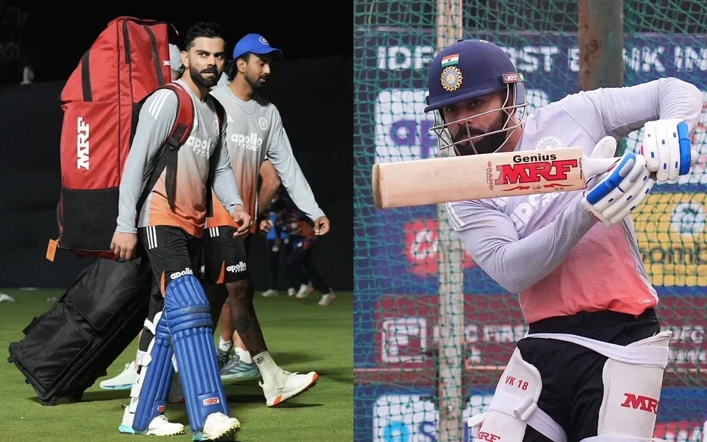 Virat Kohli for India vs New Zealand. Image Credits: X