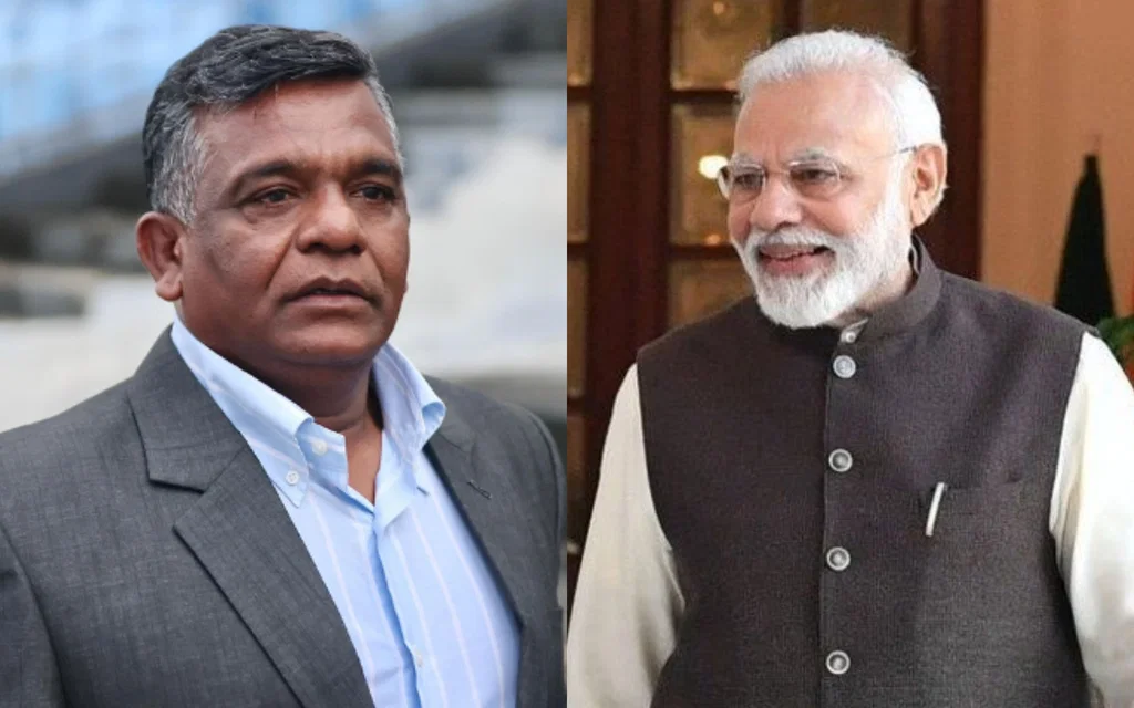 Aminul Islam and Narendra Modi [Source: @officer_57/X]