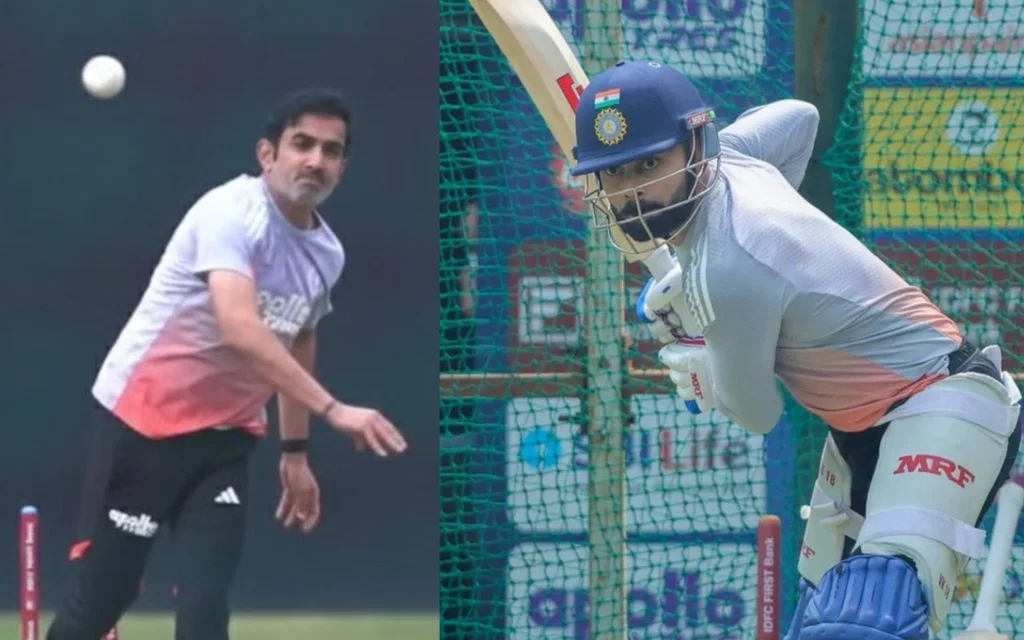 Virat Kohli and Gautam Gambhir - (Source: RCBNation/X.com)