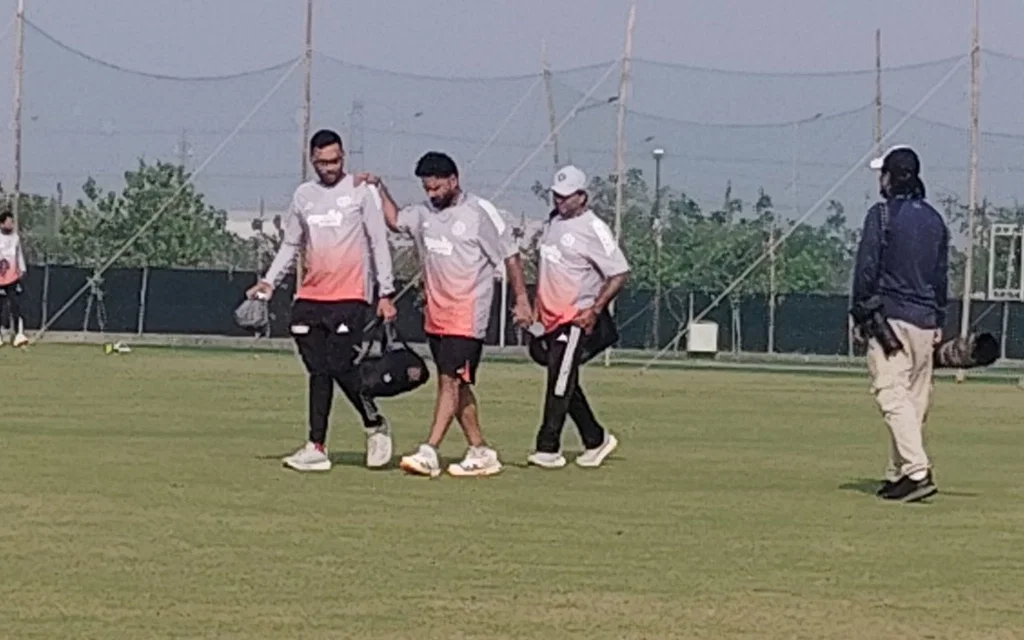 Rishabh Pant injury - (Source: Shamik Chakrabarty/X.com)