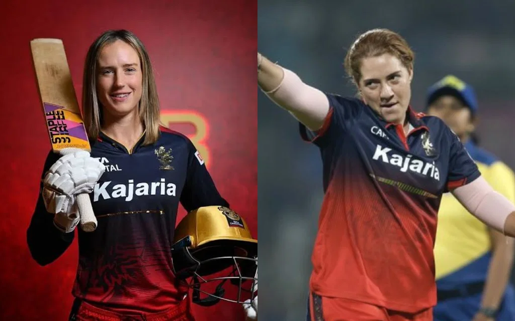Ellyse Perry vs Nadine de Klerk [Source: @FallenBails, @SportsUpdate045/X.com]