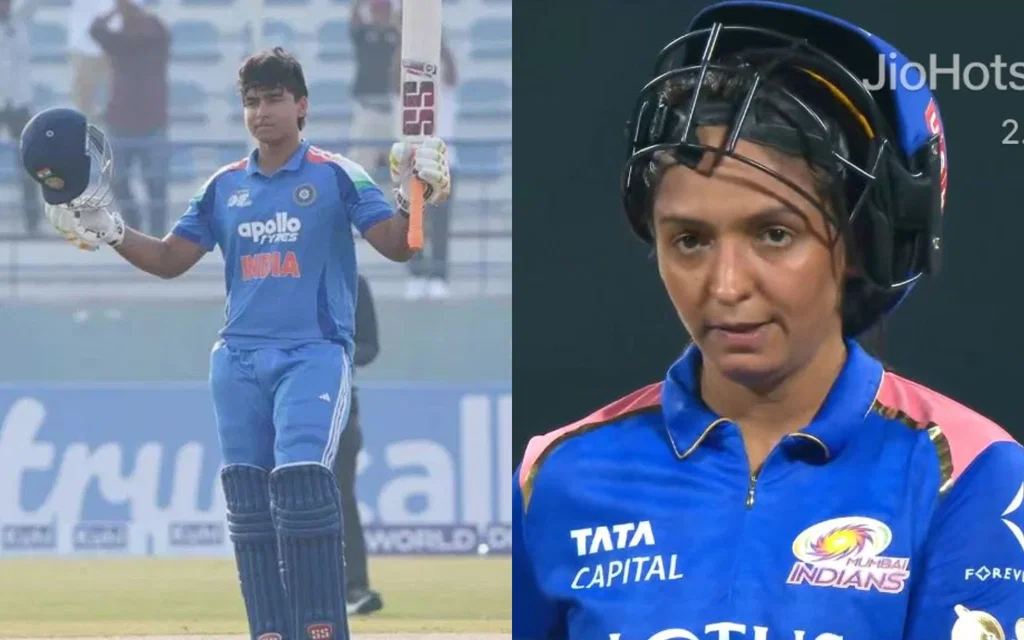 Vaibhav Suryavanshi and Harmanpreet Kaur [Source: @LoyalSachinFan/x]