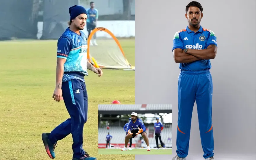 ईशान किशन और ध्रुव जुरेल (Source: @cricbuzz,x.com)