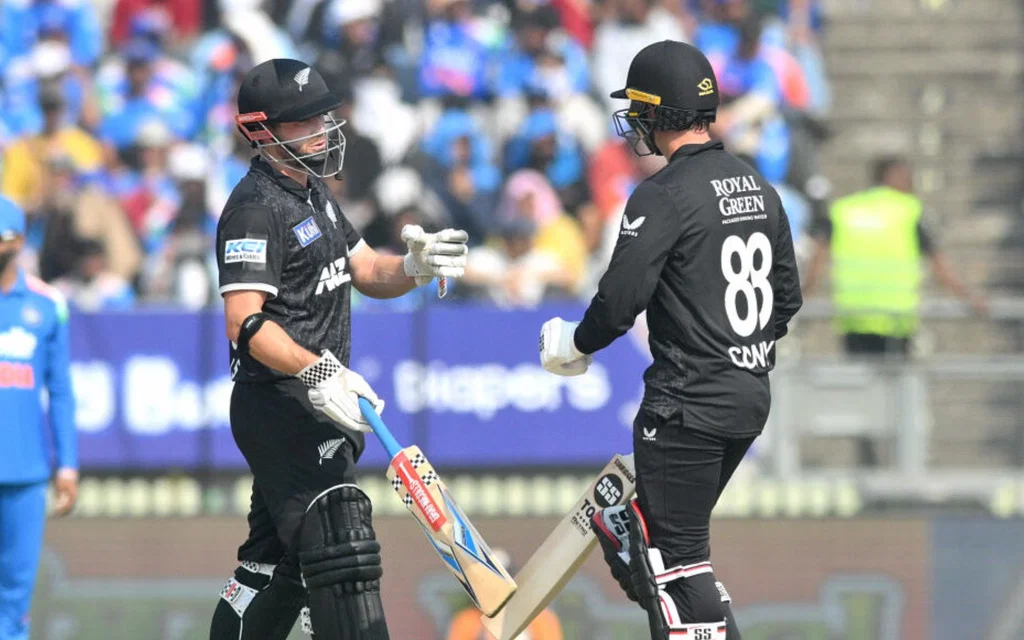 New Zealand openers set record partnership [Source: @Ramesh_Chouhan0/X.com]