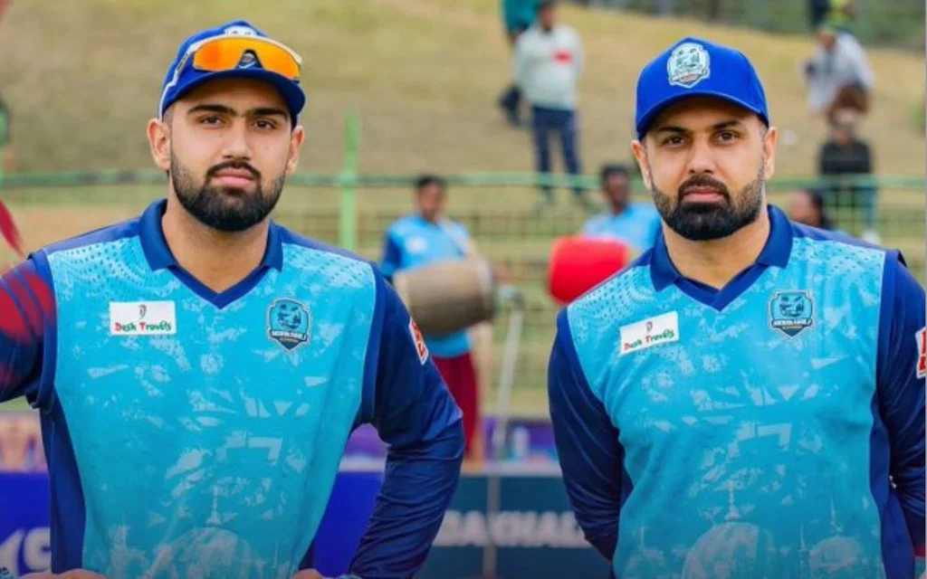 Mohammad Nabi and Hassan Eisakhil played together in BPL 2025/26 [Source: raisul_rifat88/X.com]