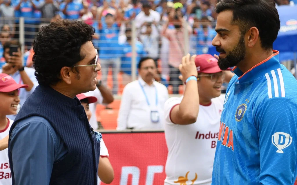 Sachin Tendulkar and Virat Kohli (Source: X)